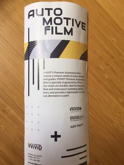 VViViD+ Auto Vinyl Wrap film 5x10ft NEW Red Gloss