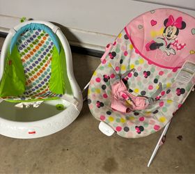 Baby bouncer and tub