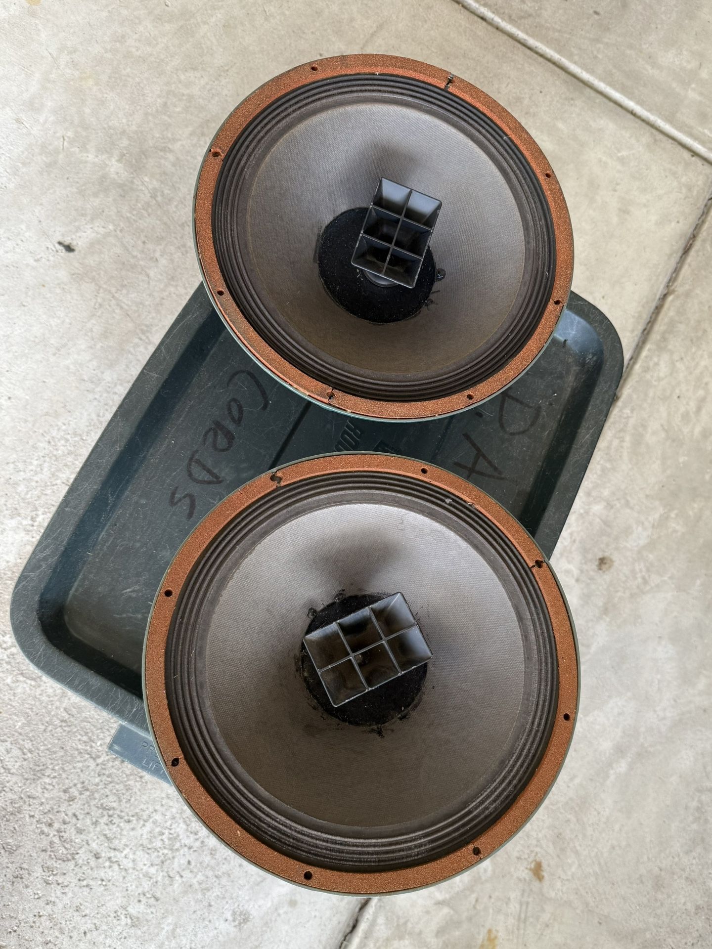 (2) Vintage Altec Lansing 601C 12" Duplex Speakers