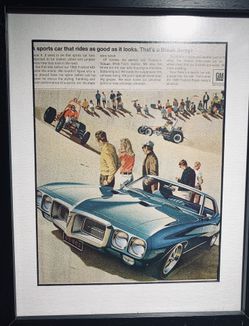 Original Ad From Magazine  ‘69 Firebird