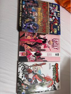 BRAND NEW HARLEY QUINN HARDCOVER NOVELS