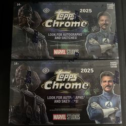 Topps Chrome Marvel Hobby Box