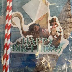 Moana Birthday Party Decoration Supplies 