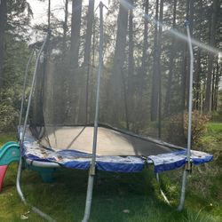 Rectangle Gymnast Trampoline