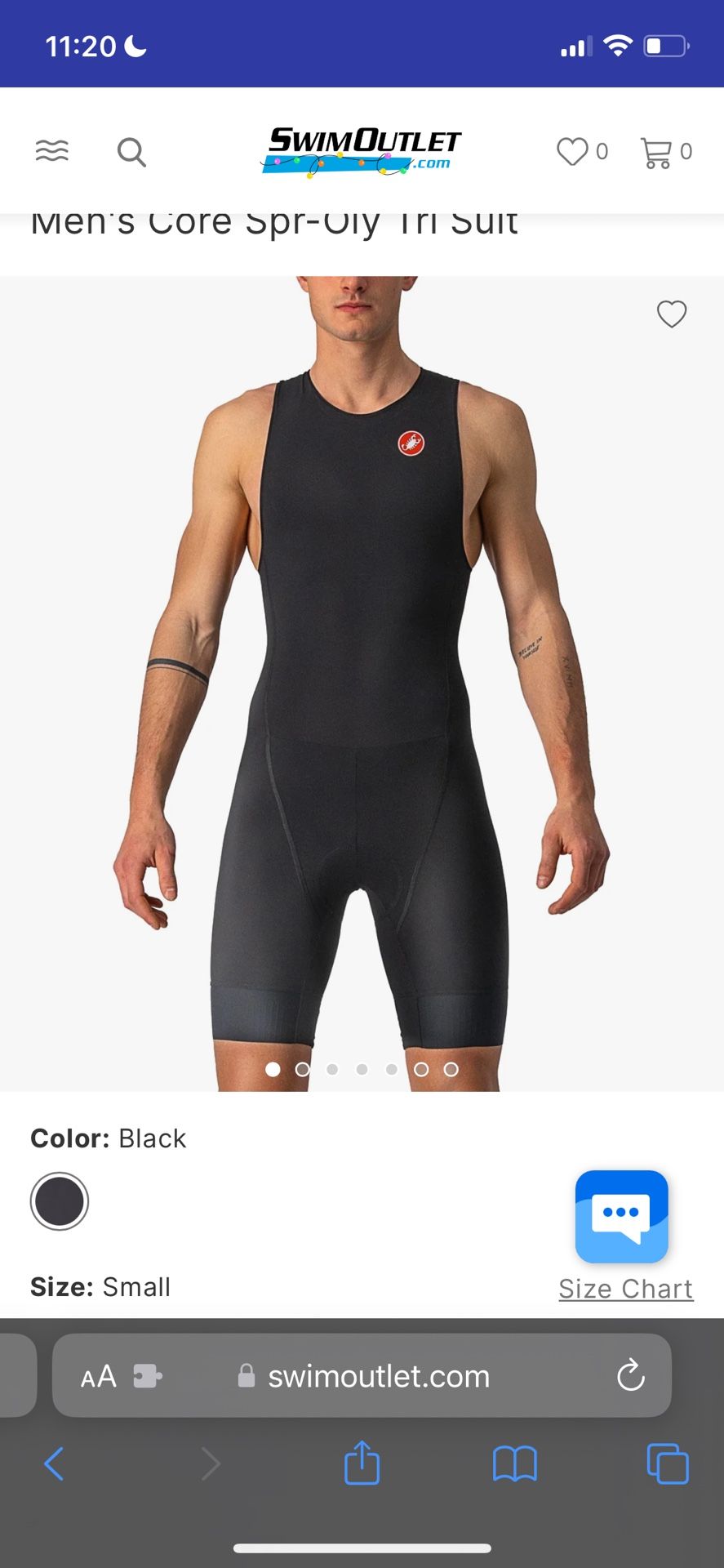 Men's Triathlon Suit (Castelli SIZE MEDIUM)