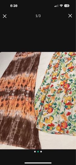 New both women long summer skirt M try together only