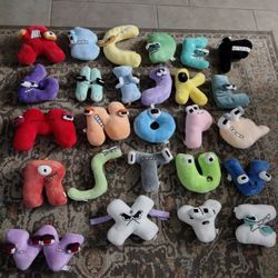 Alphabet Lore Plushies A-Z