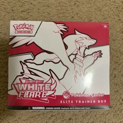 Pokemon White Flare & Stellar Crown Pokemon Center Exclusive ETB