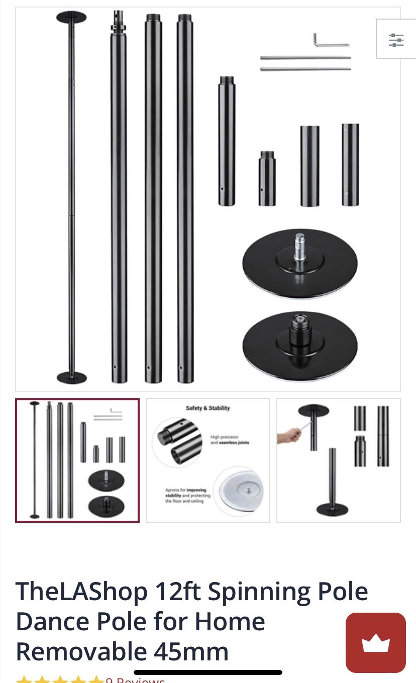 High Quality 12 Ft Spinning Stripper Pole