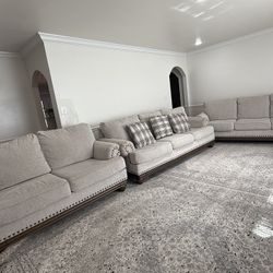 Living Room Set - Dinner Table With Chairs - 