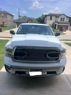 2019 RAM 1500 BigHorn 5.7L- 104K, White outside , Gray inside .