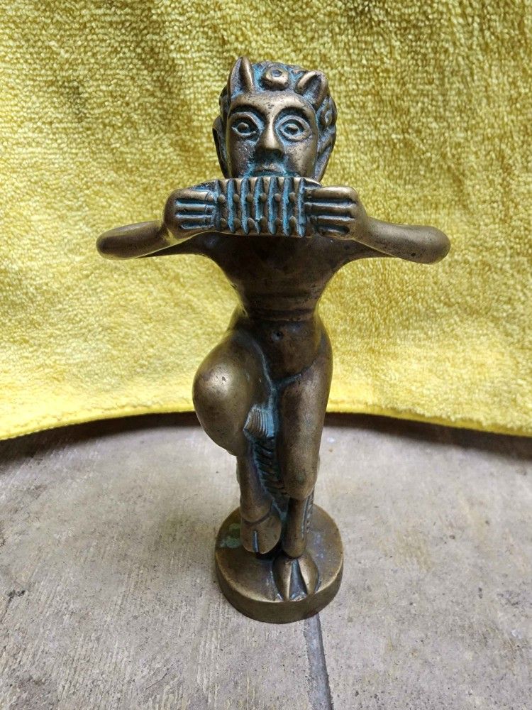 Greek God Pan Reed Hood Ornament