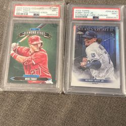 Lot Of 2 PSA Graded 9 Baseball cards 
