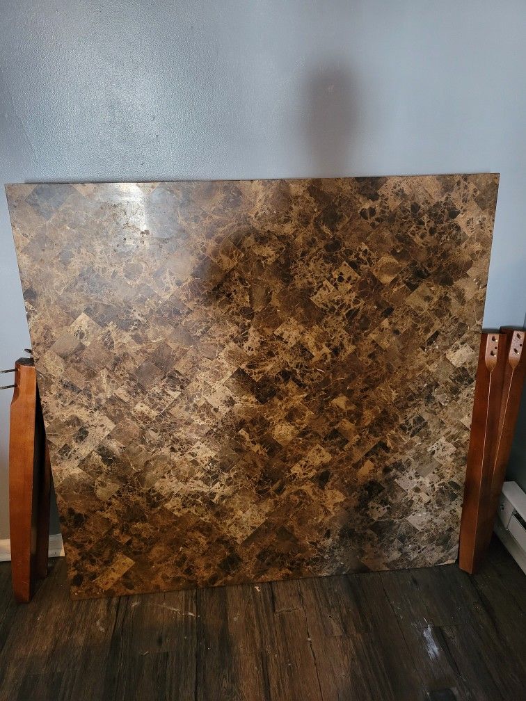 Marble Top Dining Table