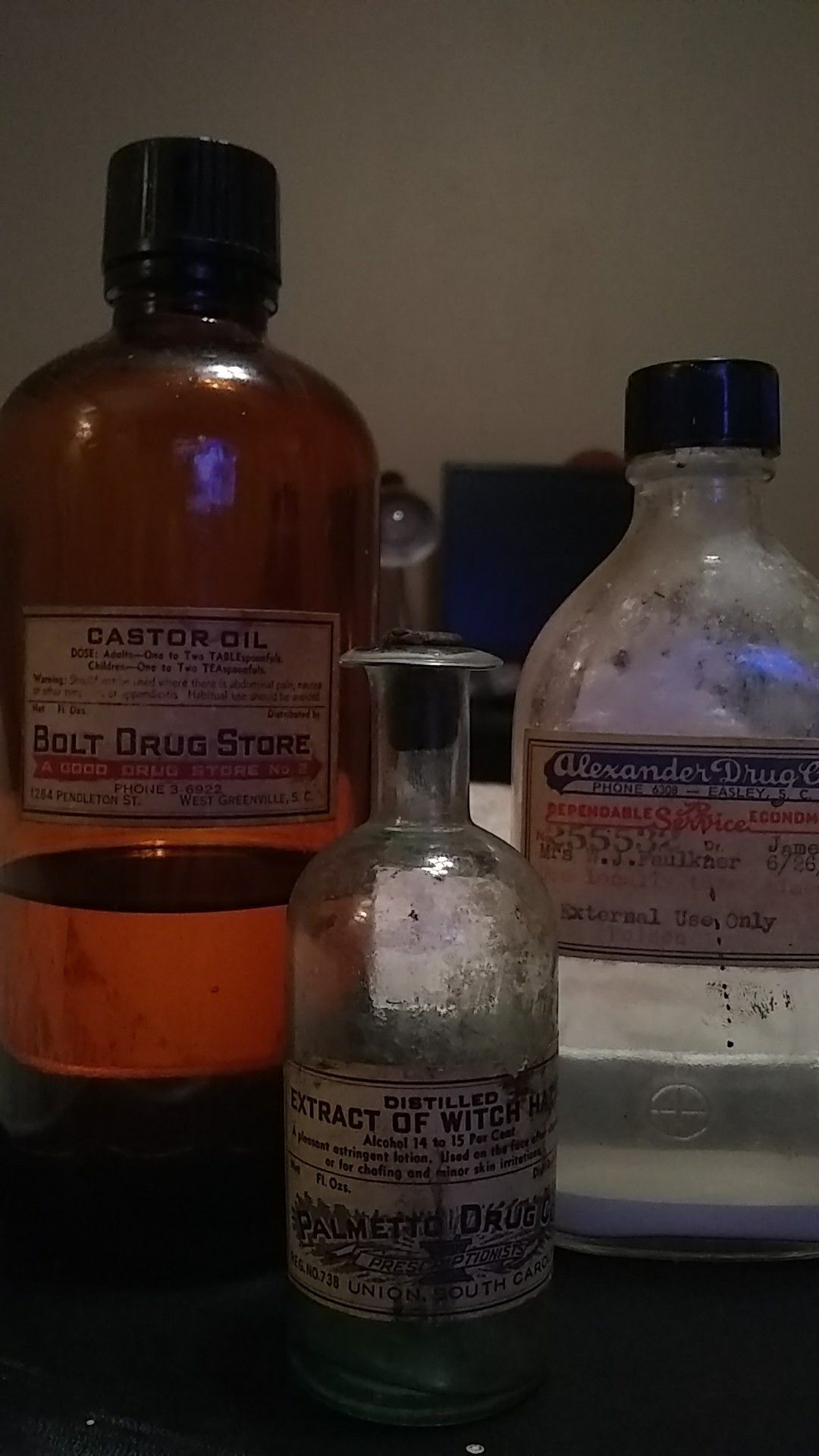 Antique Pharmacy bottles