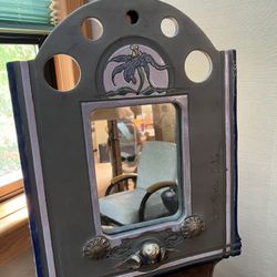 Marc Sijan Ceramic Art Mirror - Beautiful, Early 70’s