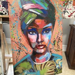Custom Hand painted Artwork 24x36