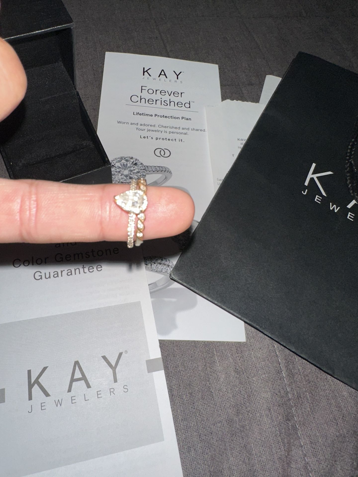 Engagement Ring And Wedding Band
