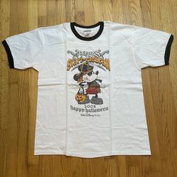 Walt Disney World Pirates of the Scare-ribbean Mickey Halloween T-Shirt XL 2008