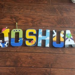 Joshua - Painted Letters Toy Story