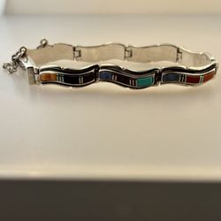Calvin  Dine Navajo Multicolor Bracelet 