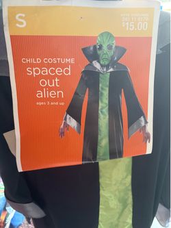 Costume- boys alien small