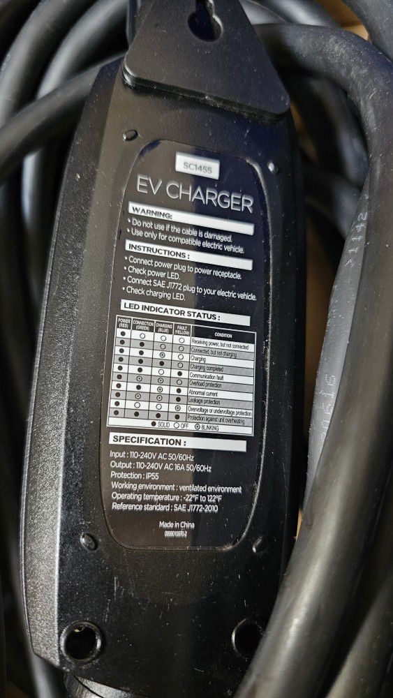EV Charger Level 1/Level 2. J1772. 120v Or 240v up To 16A. for Sale in  Issaquah, WA OfferUp