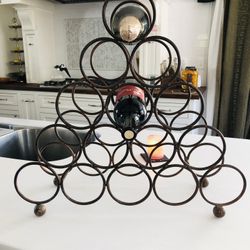 Tuscan Wine Bottle Rack Holder 20”w X 19”H