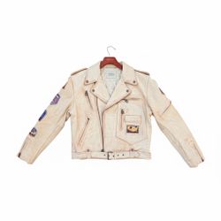 GUESS USA Embellished Leather Jacket