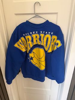Mitchell & Ness Golden State Warriors Crewneck Sweatshirt Youth Large