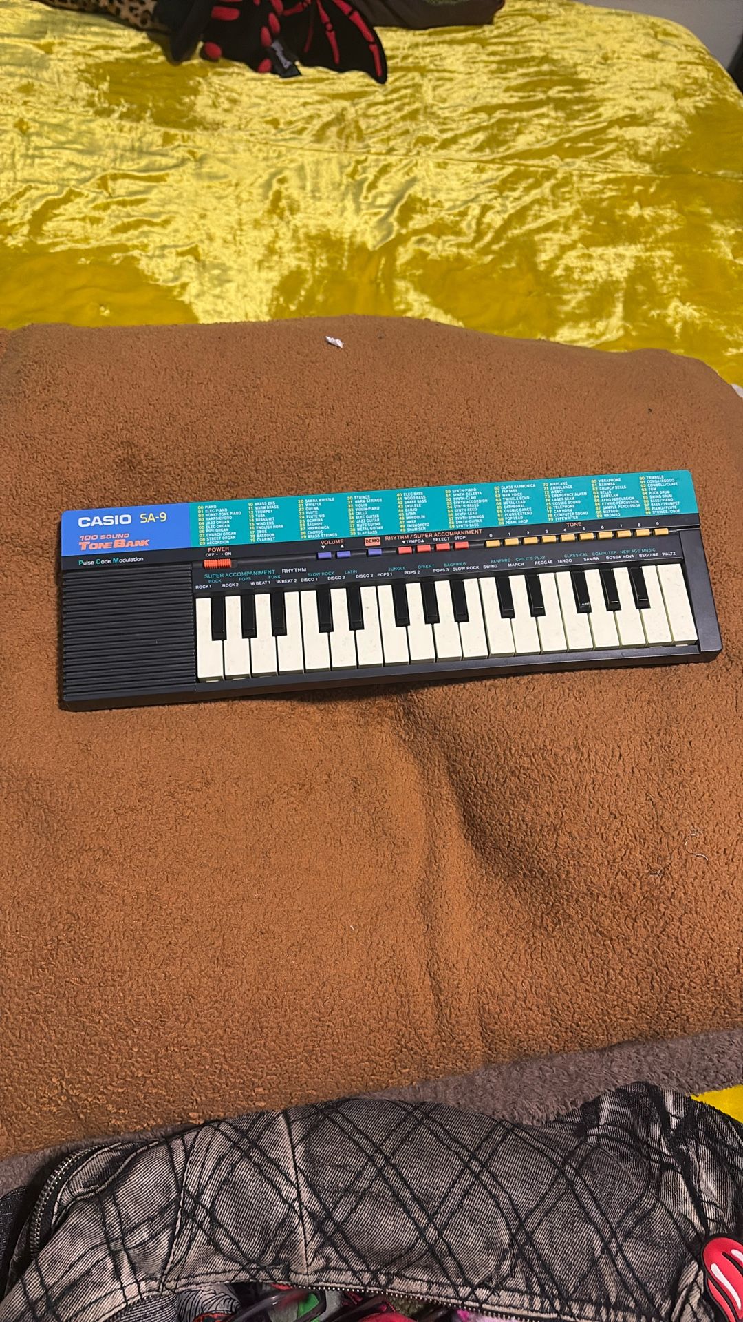 Casio SA-9 Tone Bank Mini Keyboard