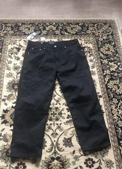 Men black jeans size 46x30
