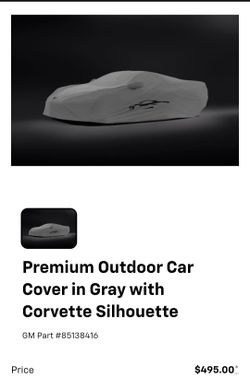 C8 Corvette Cover - OEM
