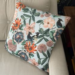 Brand New -Forest Birds Throw Pillow - East Urban Home