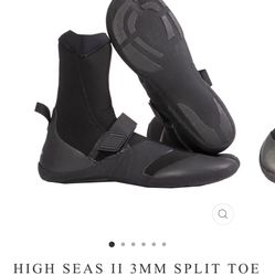 vissla booties High Seas II 3mm Split Toe Boots Size 9