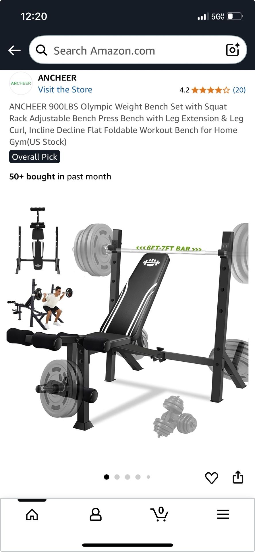 Weight Bench /squat Rack