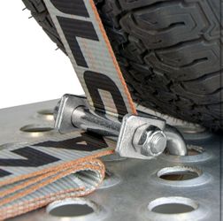 VULCAN PROSeries Car Tie Down - E Track Ratchet - 120 Inch - 3300 Lbs Swl 4 Pack - Foto 6