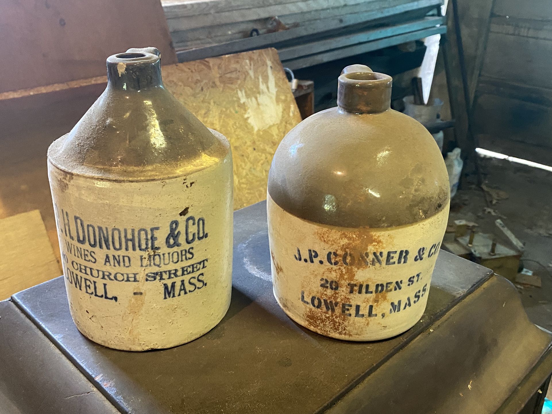 STONEWARE JUGS