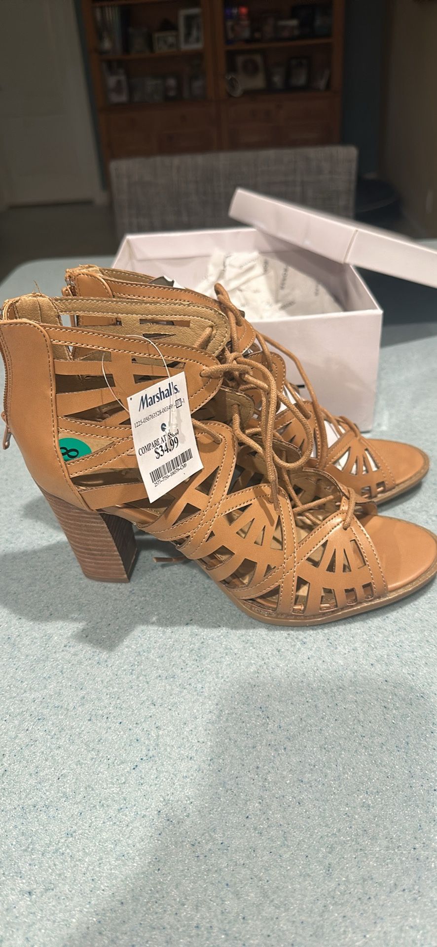 Laced Up Wedge/Boots
