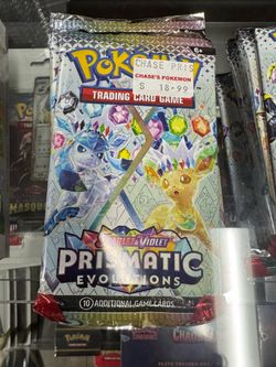 Pokemon Prismatic Evolutions Booster Pack