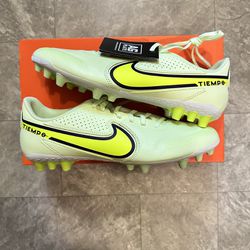 Nike Tiempo Legend 9 Academy AG Soccer Cleats ‘Barely Volt’ Size 10 [DB0627-705]