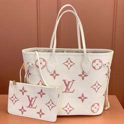 Empreinte Monogram Giant Neverfull MM Creme Rose