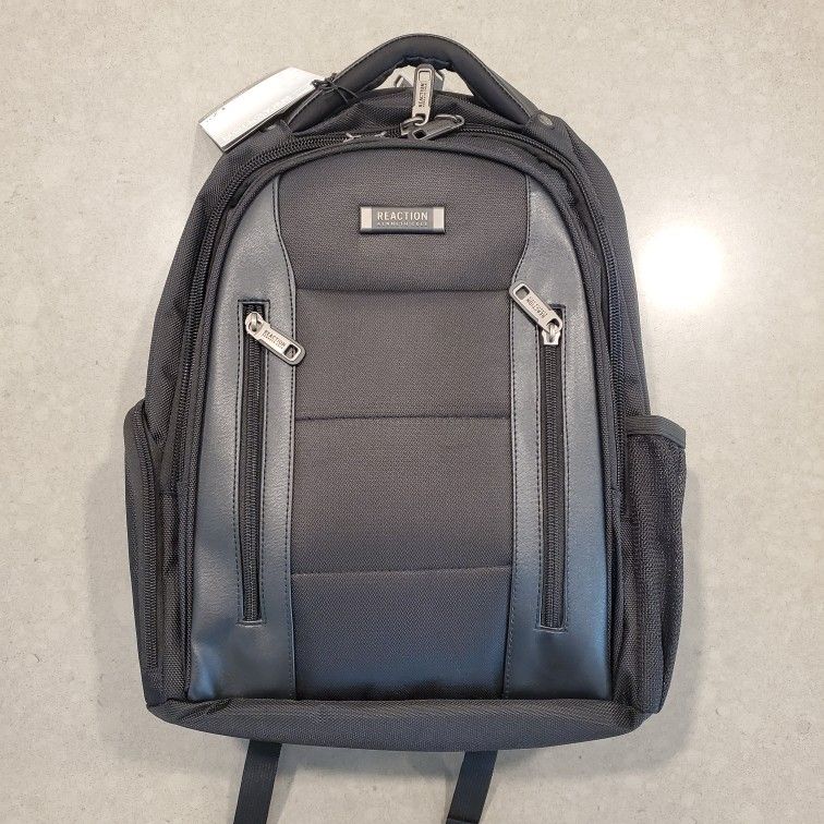 Kenneth Cole Reaction R-Tech EZ Scan Backpack Fits Up To 17" Laptop New With Tags
