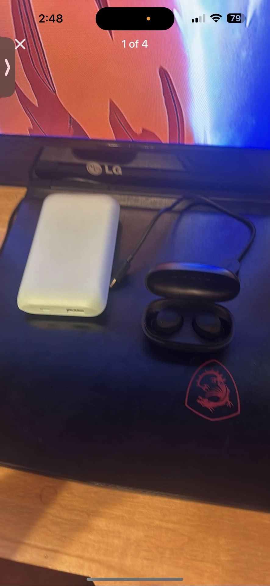 Wireless Charger And Earbuds