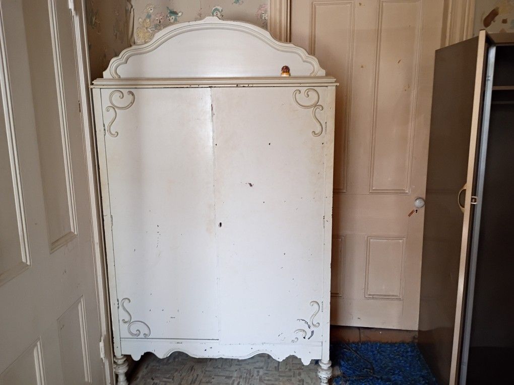 Antique Wooden Armoire