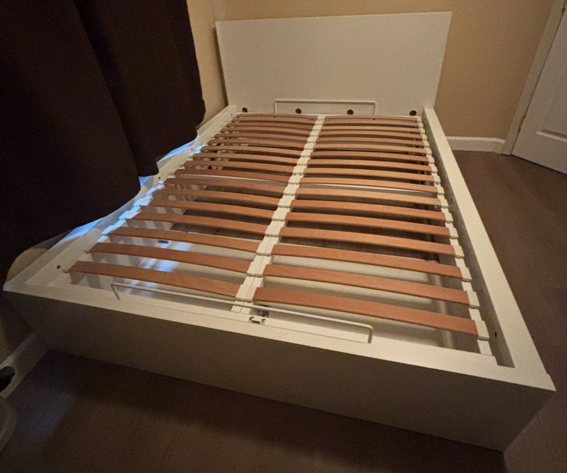White Queen Size Bed Frame