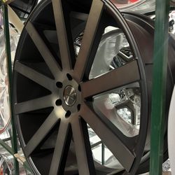 😎26” Matte Black Dub Wheels ✅