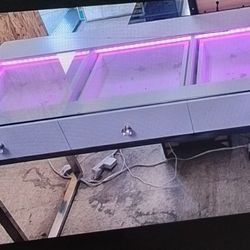 New Vanity Desk With Lights Sample Floor Only $400