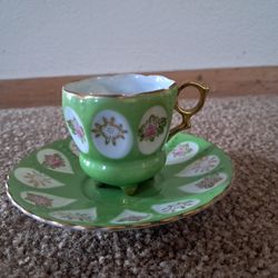 Vintage Japanese Teacup and Saucer