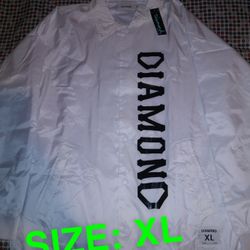 DIAMOND SUPPLY DUGOUT COACH'S JACKET